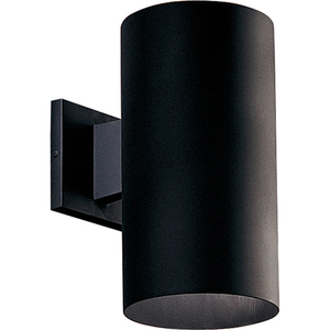 PP56413130K Cylinder Entrance Outdoor Wall Light - Black