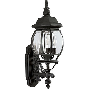 PP570031 Onion Entrance Outdoor Wall Light - Black