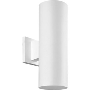 PP571330 Cylinder Entrance Outdoor Wall Light - White