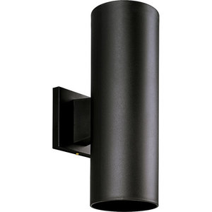 PP571331 Cylinder Entrance Outdoor Wall Light - Black