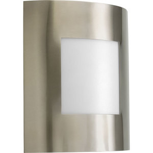 PP573609 Anson Entrance Outdoor Wall Light - Brushed Nickel