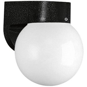 PP581631WB Non-Metallic Entrance Outdoor Wall Light - Black