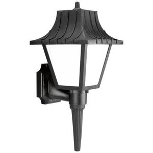 PP584331WB Non-Metallic Entrance Outdoor Wall Light - Black