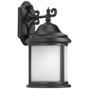 PP587531WB Ashmore Entrance Outdoor Wall Light - Black