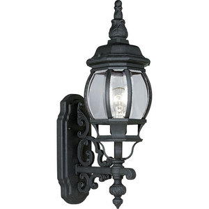 PP587831 Onion Entrance Outdoor Wall Light - Black