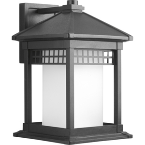 PP600231 Merit Entrance Outdoor Wall Light - Black