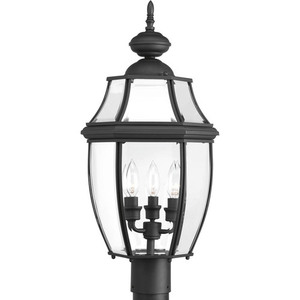 PP643331 New Haven Post Light Post Lights - Black