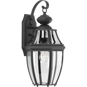 PP661131 New Haven Entrance Outdoor Wall Light - Black