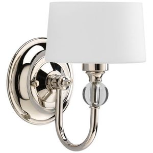 PP7049104WB Fortune 1 Bulb Wall Sconce - Polished Nickel