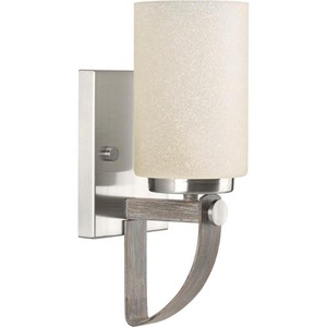 PP710008009 Aspen Creek 1 Bulb Wall Sconce - Brushed Nickel