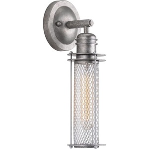 PP710014141 Industrial 1 Bulb Wall Sconce - Galvanized Finish