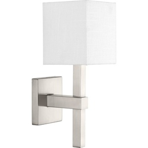 PP710016009 Metro 1 Bulb Wall Sconce - Brushed Nickel PP710016009 Metro 1 Bulb Wall Sconce - Brushed Nickel