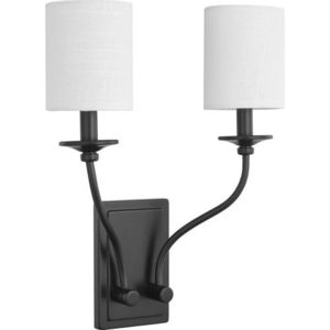 PP710019031 Bonita 2 Bulb Bathroom Lighting - Matte Black