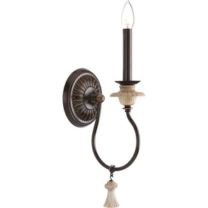 PP710032077 Bergamo 1 Bulb Wall Sconce - Forged Bronze