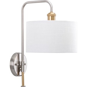 PP710034009 Cordin 1 Bulb Wall Sconce - Brushed Nickel