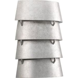 PP710064141 Point Dume Surfrider Multi Bulb Wall Sconce - Galvanized Finish