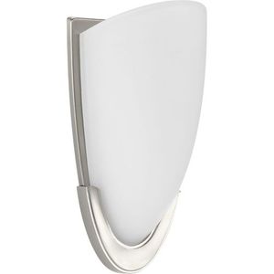 PP71007900930 LED Etched Glass 1 Bulb Wall Sconce - Brushed Nickel PP71007900930 LED Etched Glass 1 Bulb Wall Sconce - Brushed Nickel