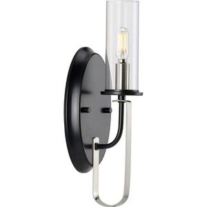 PP710082031 Riley 1 Bulb Wall Sconce - Matte Black