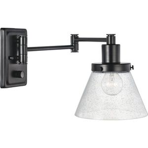 PP710084031 Hinton 1 Bulb Wall Sconce - Black PP710084031 Hinton 1 Bulb Wall Sconce - Black