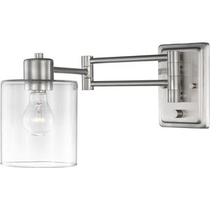 PP710086009 Milner 1 Bulb Wall Sconce - Brushed Nickel