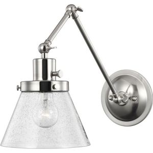 PP710094009 Hinton 1 Bulb Wall Sconce - Brushed Nickel