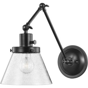 PP710094031 Hinton 1 Bulb Wall Sconce - Black PP710094031 Hinton 1 Bulb Wall Sconce - Black