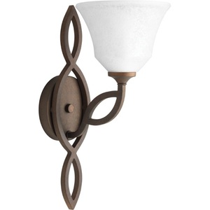 PP7167102 Monogram 1 Bulb Wall Sconce - Roasted Java