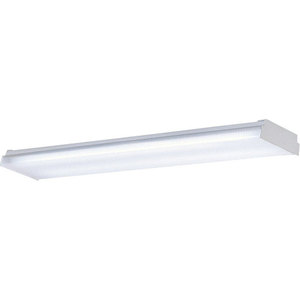 PP719630EB Fluorescent Flush Mount Ceiling Light - White