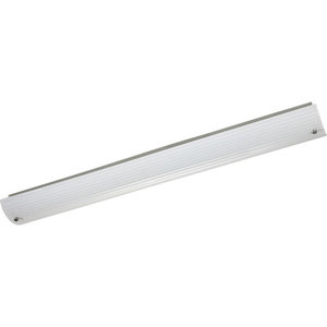 PP722109EB Ribbed Linear Bath 2 Bulb Bathroom Lighting - Brushed Nickel