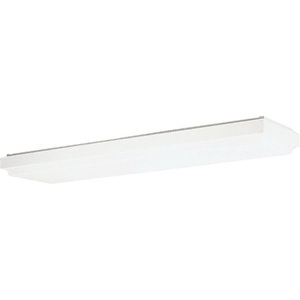 PP726330EB Modular Fluorescent Flush Mount Ceiling Light - White