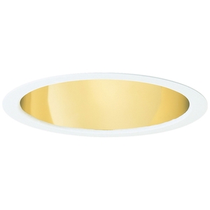 PP802122A40K Pro-Optic 6'' Trim Kit Recessed Lighting - Gold Alzak