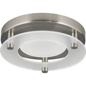 PP82470930K9AC1L Semi Flush Mount Ceiling Light - Brushed Nickel