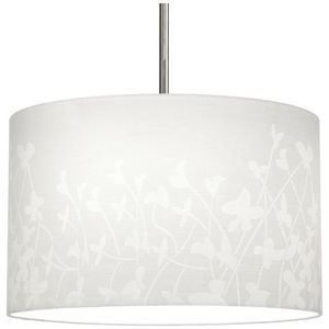 PP876601 Chloe Shade Only Lighting Part - White Floral Pattern