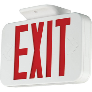 PPE00830 Exit Signs Flush Mount Ceiling Light - White