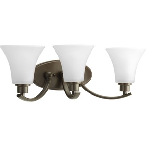 PP200220W Joy 3 Bulb Bathroom Lighting - Antique Bronze