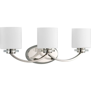 PP2014104 Nisse 3 Bulb Bathroom Lighting - Polished Nickel