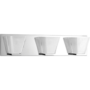 PP212515 Streaming 3 Bulb Bathroom Lighting - Polished Chrome