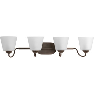 PP213020 Arden 4 or More Bulb Bathroom Lighting - Antique Bronze PP213020 Arden 4 or More Bulb Bathroom Lighting - Antique Bronze