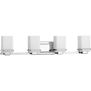 PP219615 Metric 4 or More Bulb Bathroom Lighting - Polished Chrome