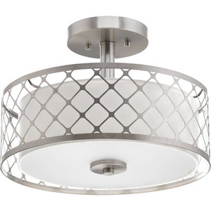 PP23320930K9 Mingle LED Semi Flush Mount Ceiling Light - Brushed Nickel PP23320930K9 Mingle LED Semi Flush Mount Ceiling Light - Brushed Nickel