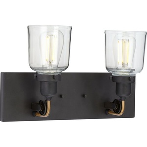 PP300227143 Rushton 2 Bulb Bathroom Lighting - Graphite