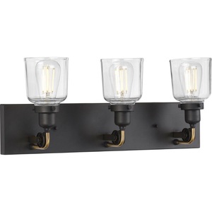 PP300228143 Rushton 3 Bulb Bathroom Lighting - Graphite