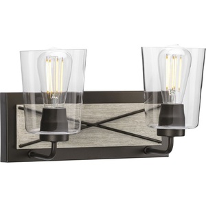 PP300230143 Briarwood 2 Bulb Bathroom Lighting - Graphite