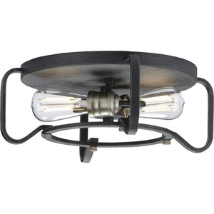 PP350116071 Foster Flush Mount Ceiling Light - Gilded Iron