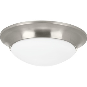 PP350146009 Etched Glass Close-to-Ceiling Flush Mount Ceiling Light - Brushed Nickel PP350146009 Etched Glass Close-to-Ceiling Flush Mount Ceiling Light - Brushed Nickel