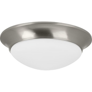 PP350147009 Etched Glass Close-to-Ceiling Flush Mount Ceiling Light - Brushed Nickel PP350147009 Etched Glass Close-to-Ceiling Flush Mount Ceiling Light - Brushed Nickel