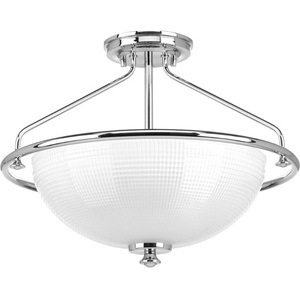 PP366415 Lucky Semi Flush Mount Ceiling Light - Polished Chrome