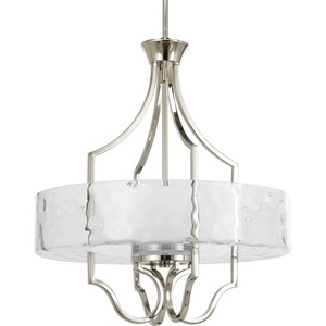 PP3682104 Caress Drum Pendant Pendant Light - Polished Nickel