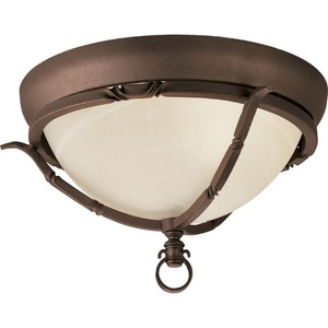 PP3837102 Santiago Flush Mount Ceiling Light - Roasted Java