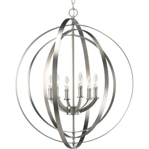 PP3889126 Equinox Entrance / Foyer Pendant Light - Burnished Silver